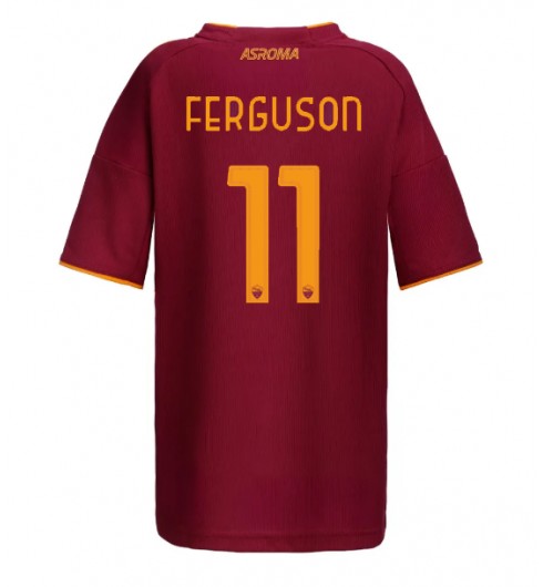 AS Roma Evan Ferguson #11 Hjemmedrakt Dame 2025-26 Korte ermer AS Roma Evan Ferguson #11 Hjemmedrakt Dame 2025-26 Korte ermer